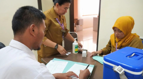 RS Mutiara Sukma melaksanakan kegiatan Pemberian Vaksin Hepatitis B bagi Tenaga Medis dan Tenaga Kesehatan